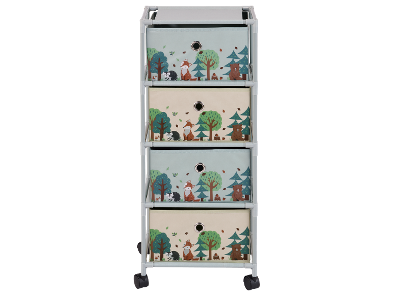 Kinder kast op wielen