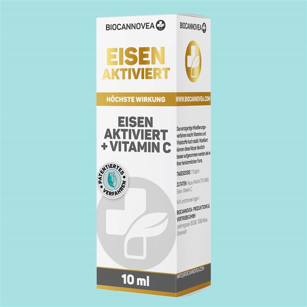 BIOCANNOVEA Eisen aktiviert & Vitamin C Fl 10 ml