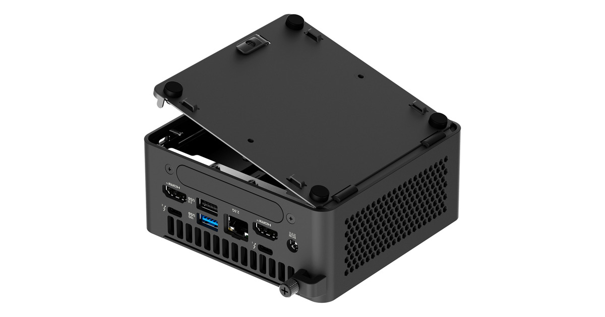 ASUSNUC 15 Pro Tall Kit RNUC15CRHC500002 barebone  (Zwart | Core 5 210H | Intel Graphics)