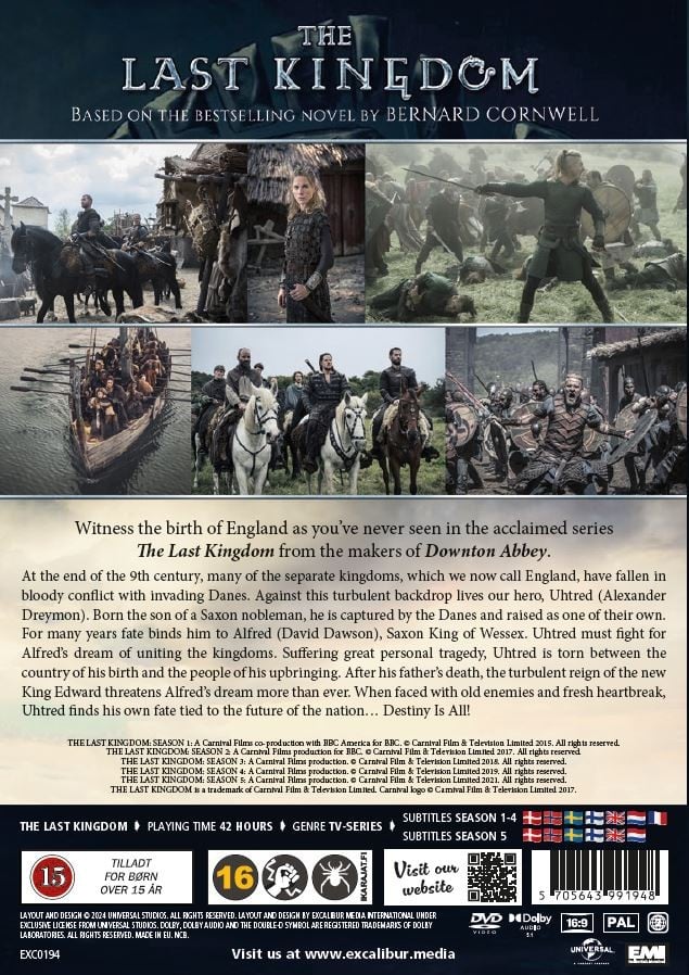 The Last Kingdom: the complete collection (S1-5)