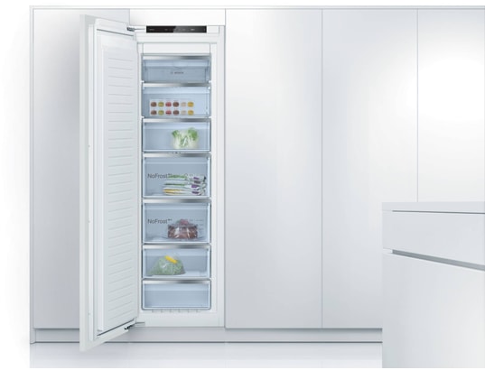 BOSCH - Congélateur encastrable armoire GIN81VEE0, Série 4, NoFrost, pantographes
