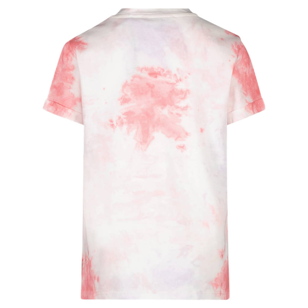 Cars tie-dye T-shirt roze