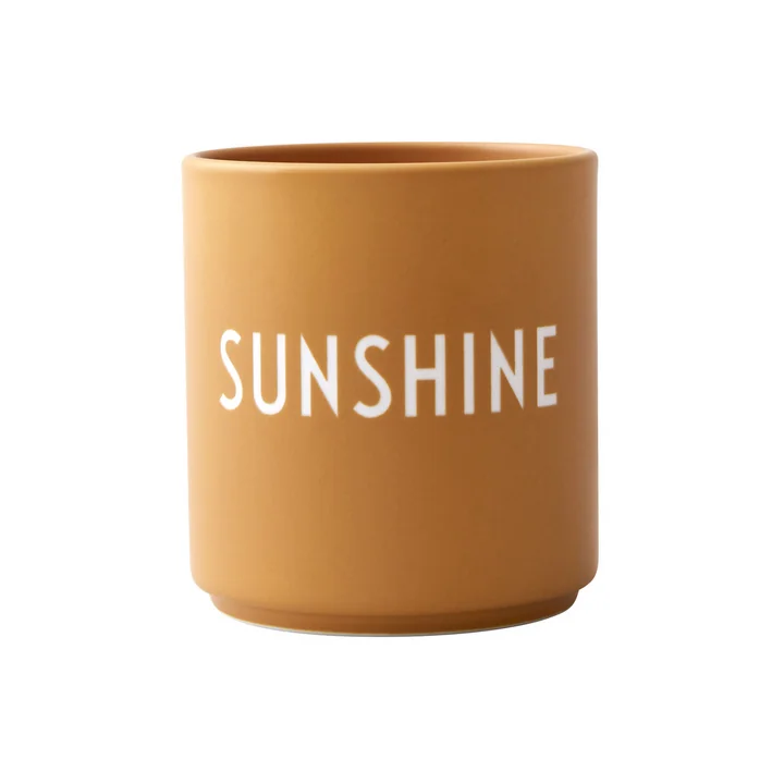 Design Letters - AJ Favourite Porzellan Becher, Sunshine / gelb