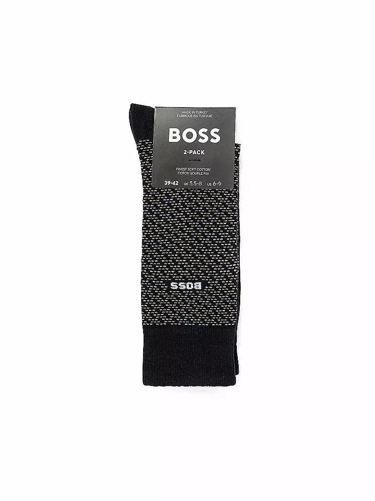 BOSS Socken 2er Pkg. black schwarz