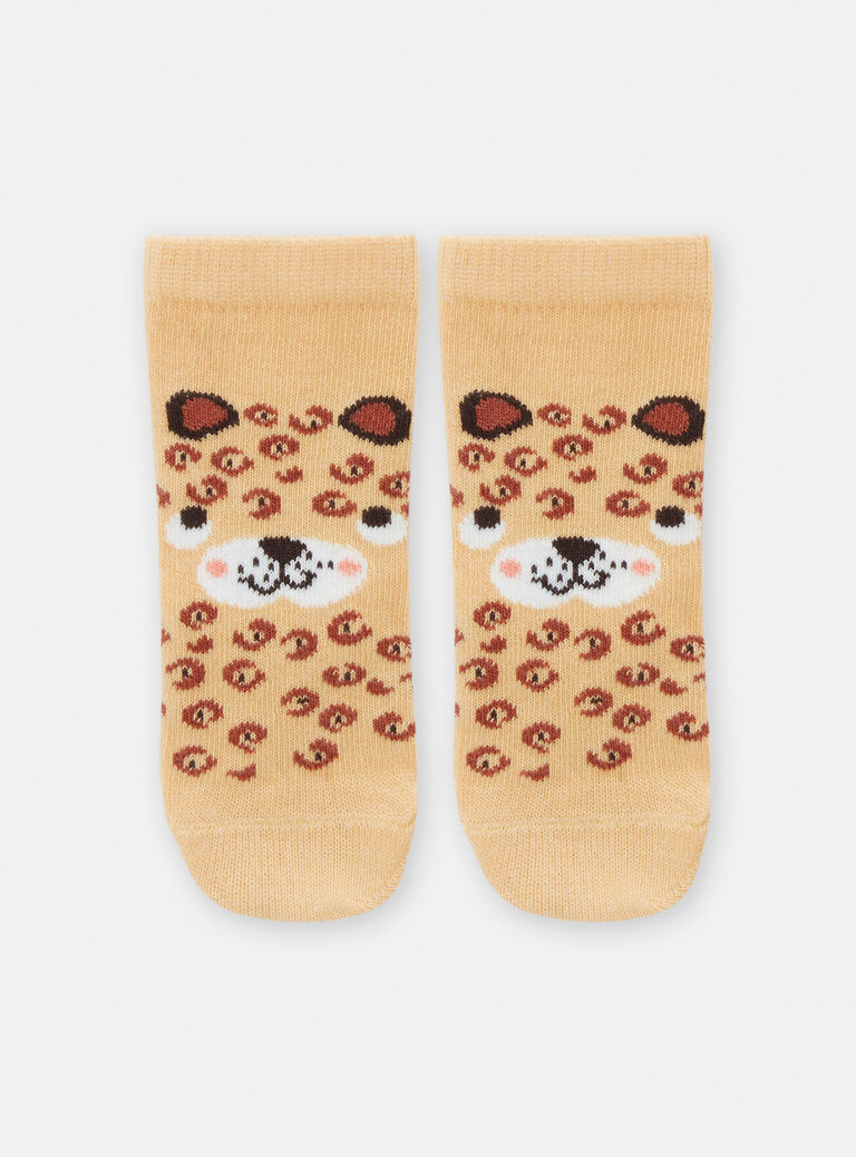 Chaussettes léopard pour bébé garçon
