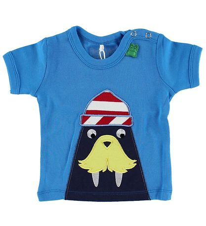 Freds World T-Shirt - Hellblau m. Walross