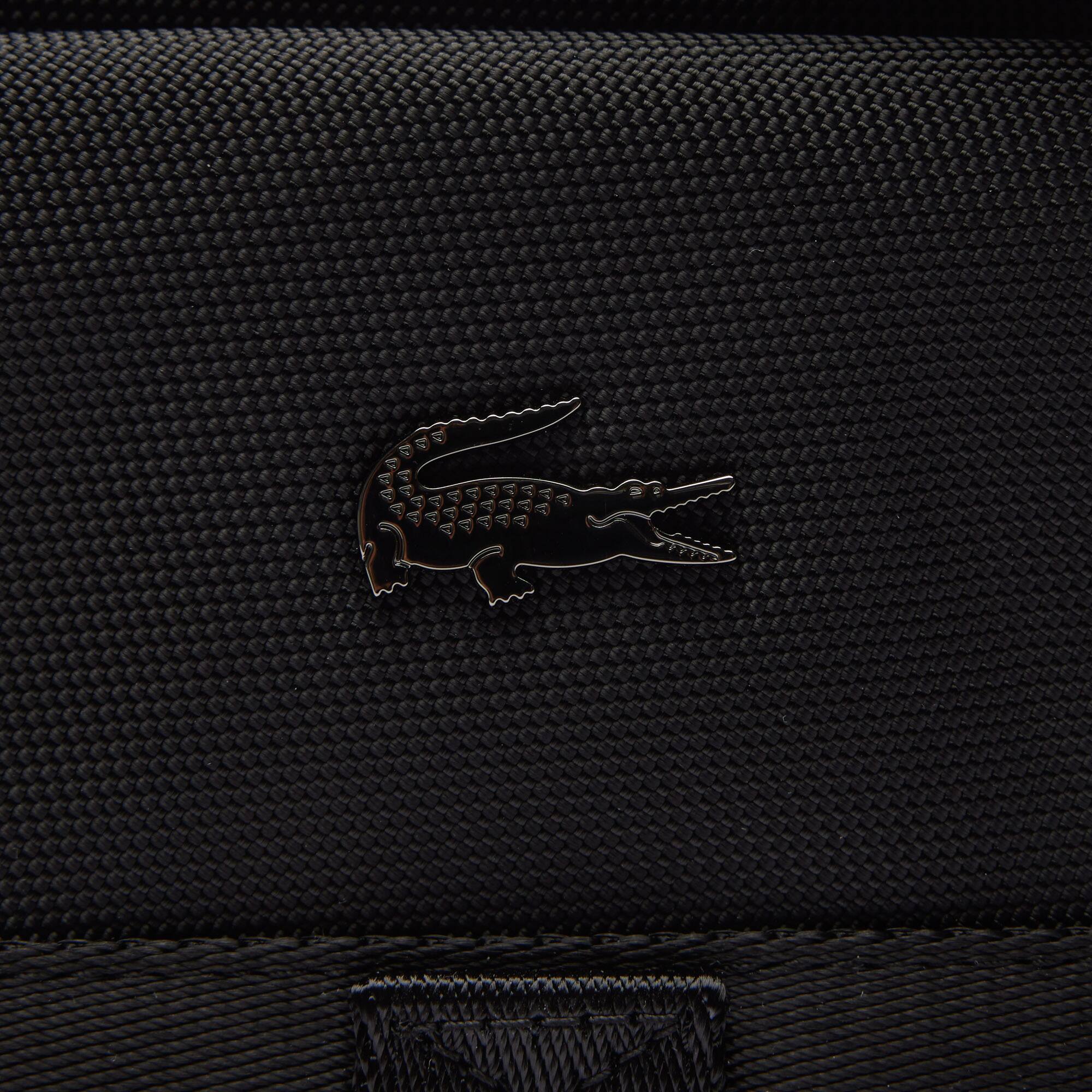 Kome Kameratasche aus Nylon mit Außentasche Umhängetaschen & Gürteltaschen - Schwarz - Lacoste - Herren