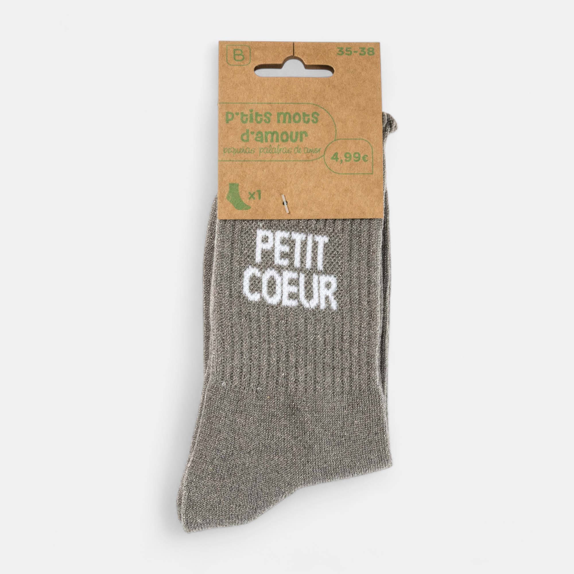 Chaussettes Enfant argent