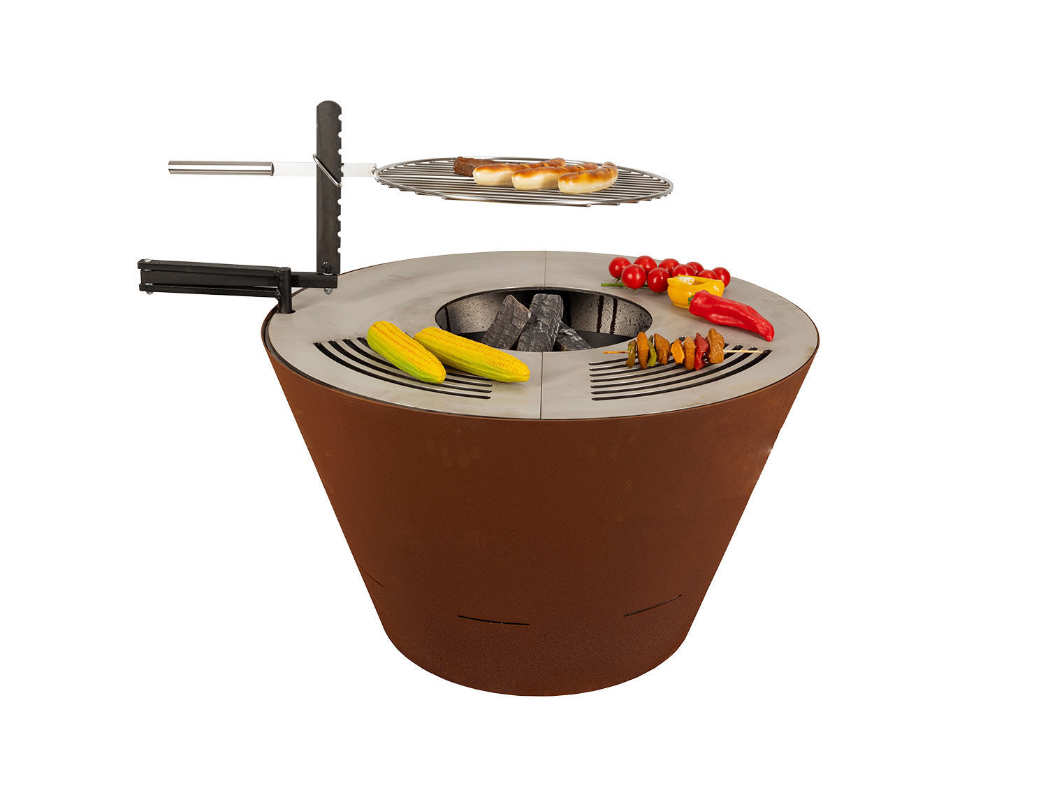 Nouvel Feuerschale mit Grillring Cono 80
