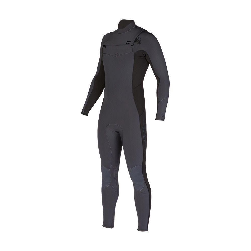 Billabong ABSOLUTE CHEST ZIP - Combinaison intégrale 3/2mm Homme graphite