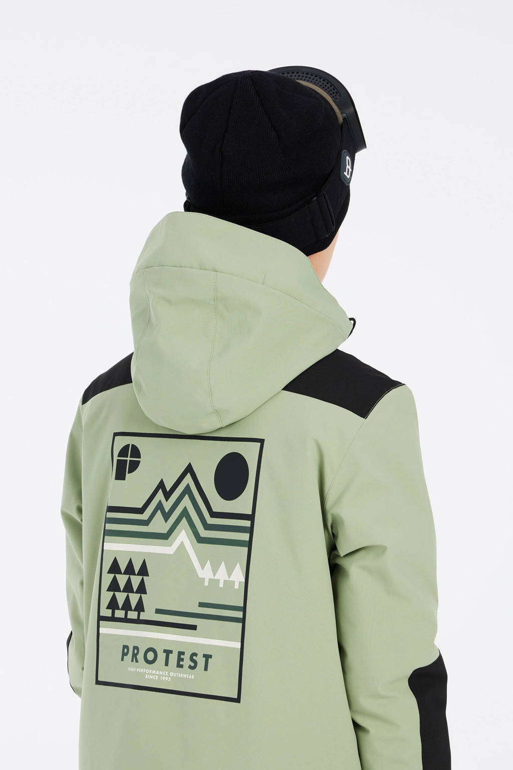 Protest ski-jack Brome groen/zwart