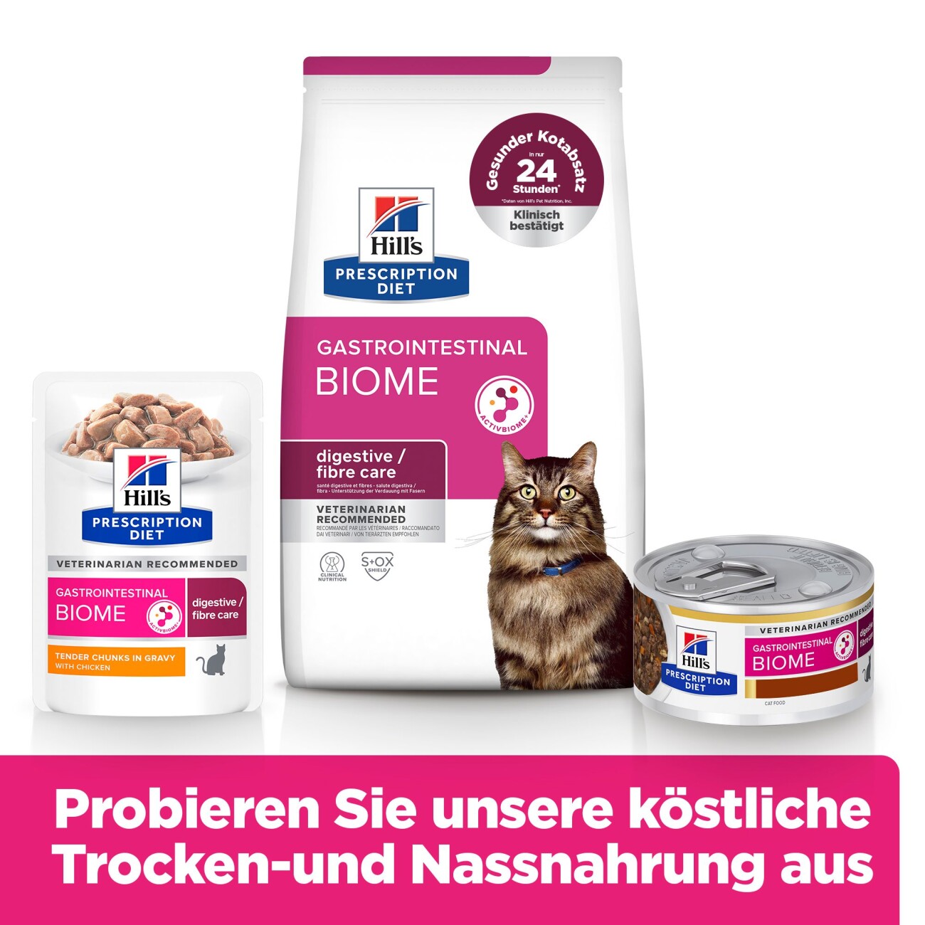 Hill's Prescription Diet Gastrointestinal Biome Digestive / Fibre Care mit Huhn 1,5 kg