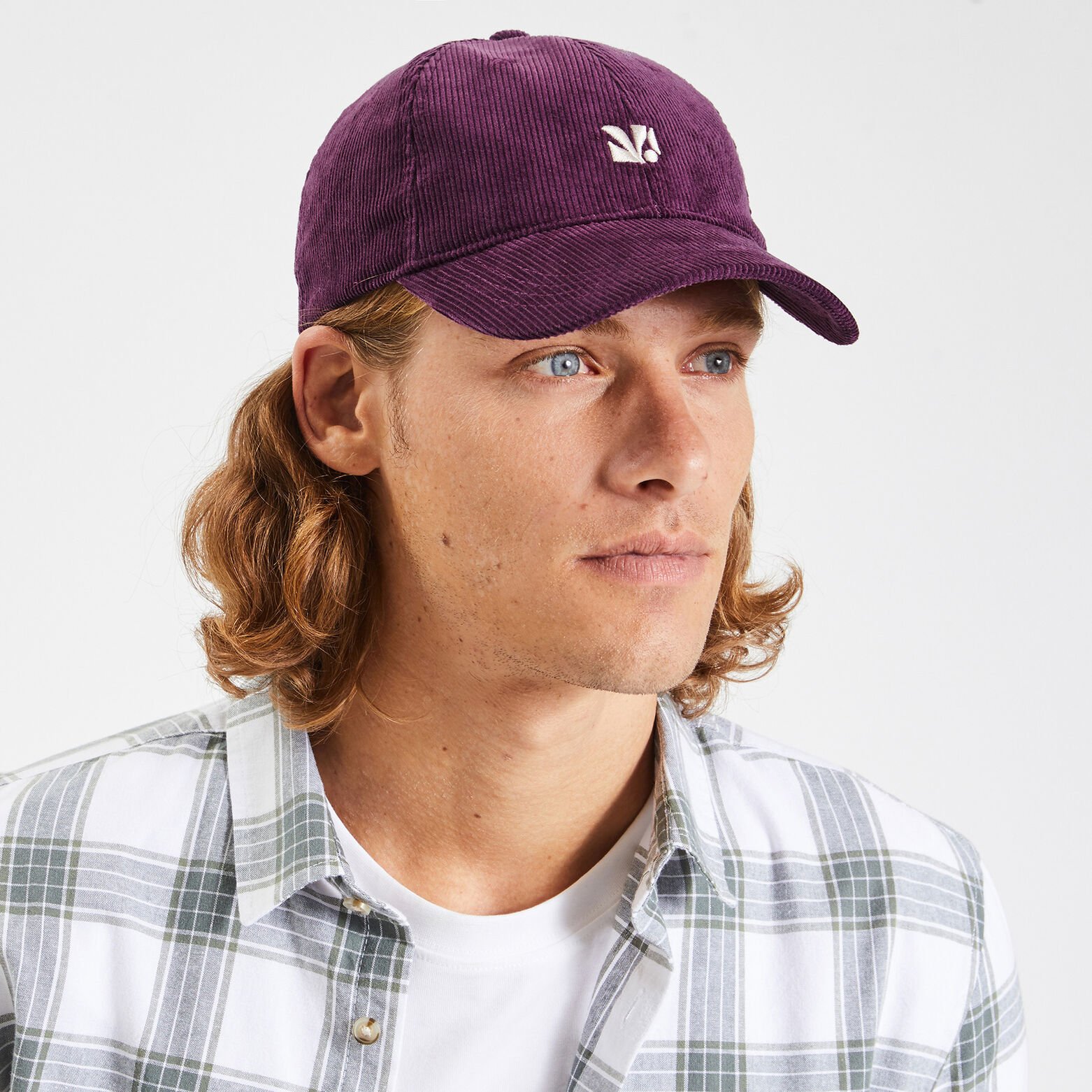 Casquette en velours Violet