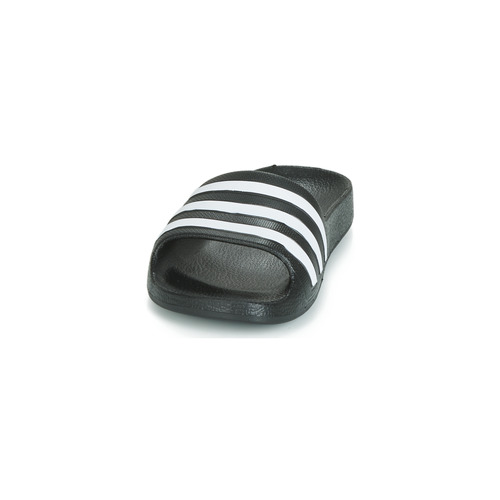 Adidas Sportswear - ADILETTE AQUA K - Noir / Blanc