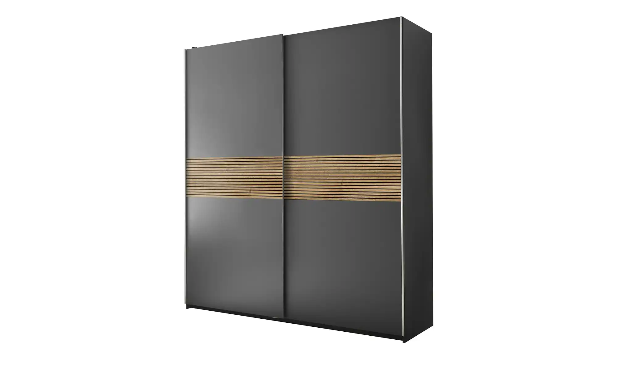 Schwebetürenschrank mit Lamellen-Bauchbinde Time