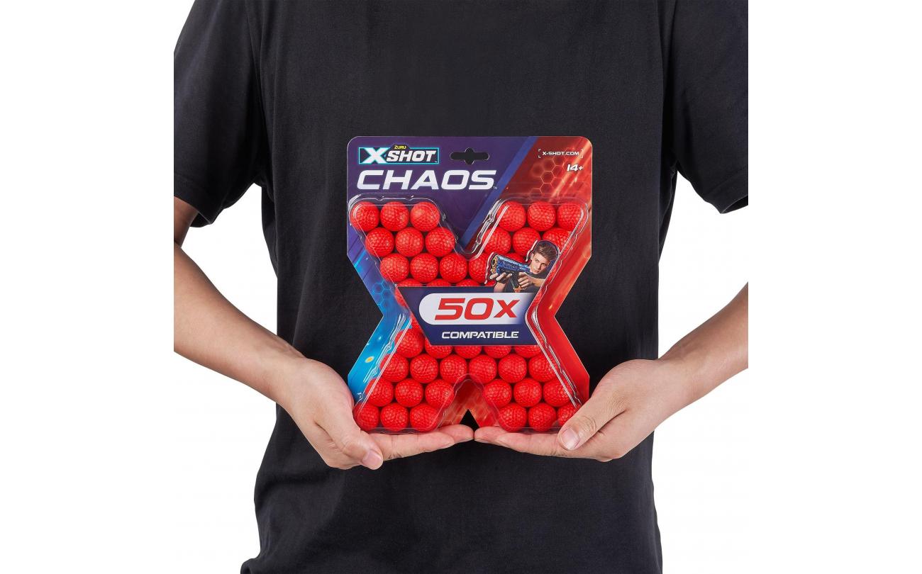 X-shot Chaos aanvulset met 50 dartballs