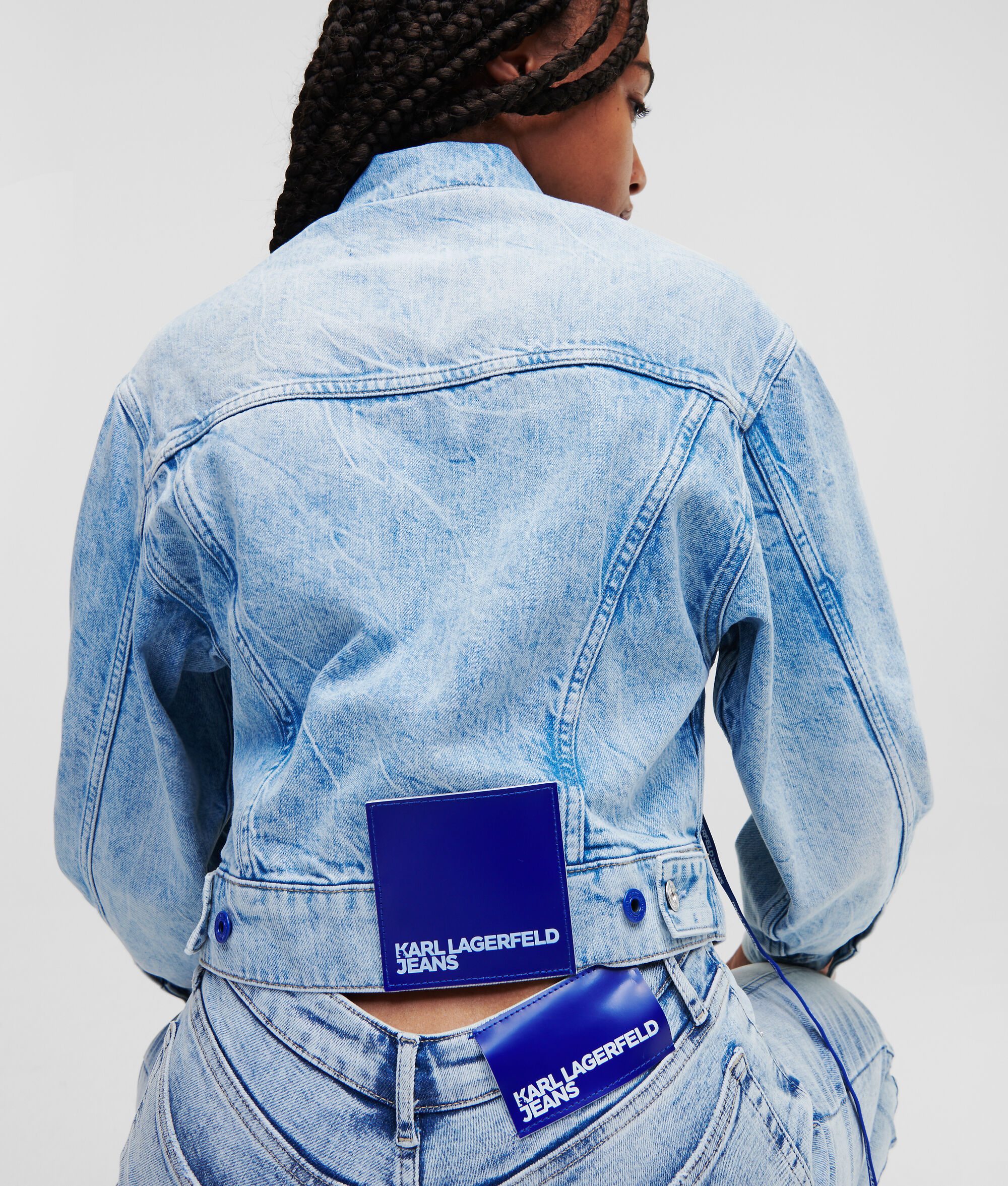 VESTE EN JEAN À ATTACHES KLJ