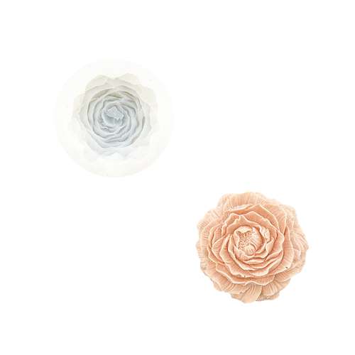 Silikonform Große Rose