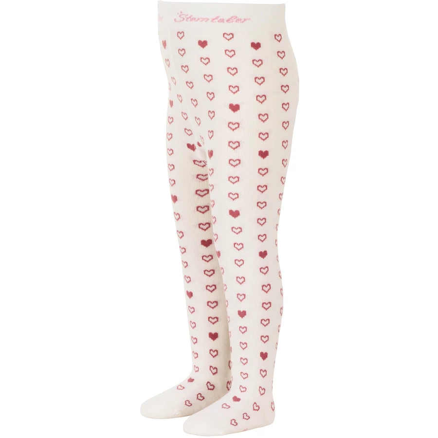 Sterntaler Strumpfhose Herzen ecru