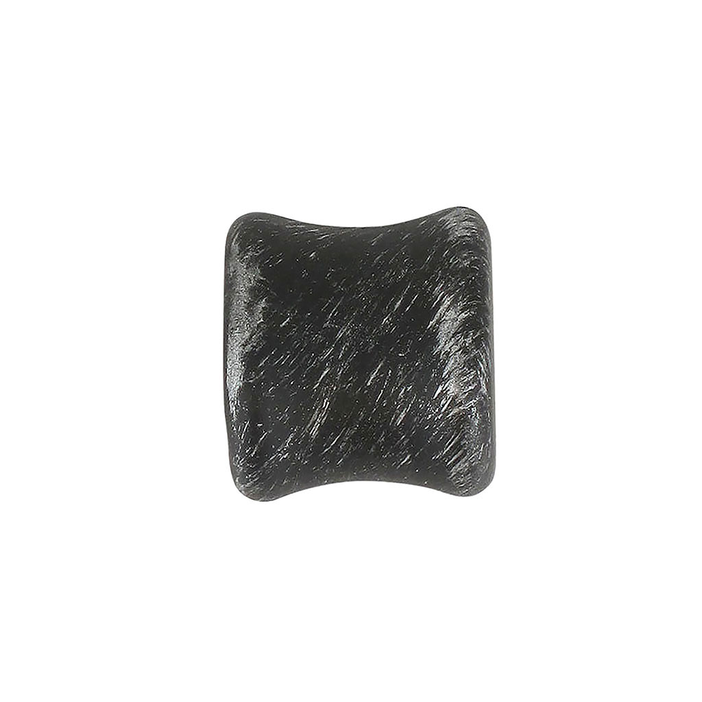 Lot de 2 embouts zinc bouchon noir argent D 20mm