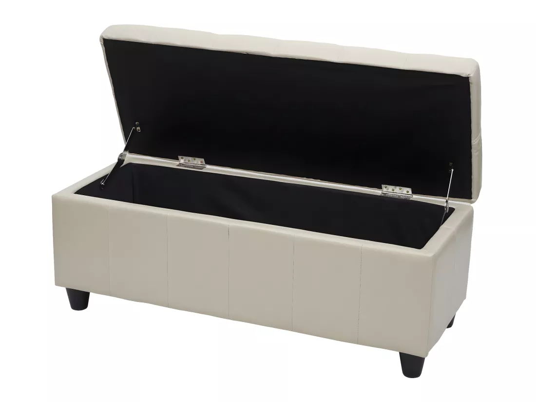 Coffre de rangement Kriens, crème