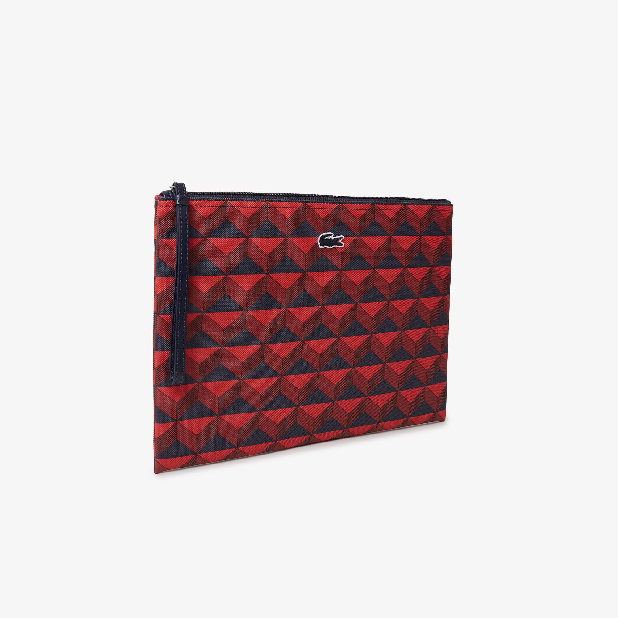 Große L.12.12 Clutch-Handtasche Geldbörsen & Kleinlederwaren - Rot - Lacoste - Unisex