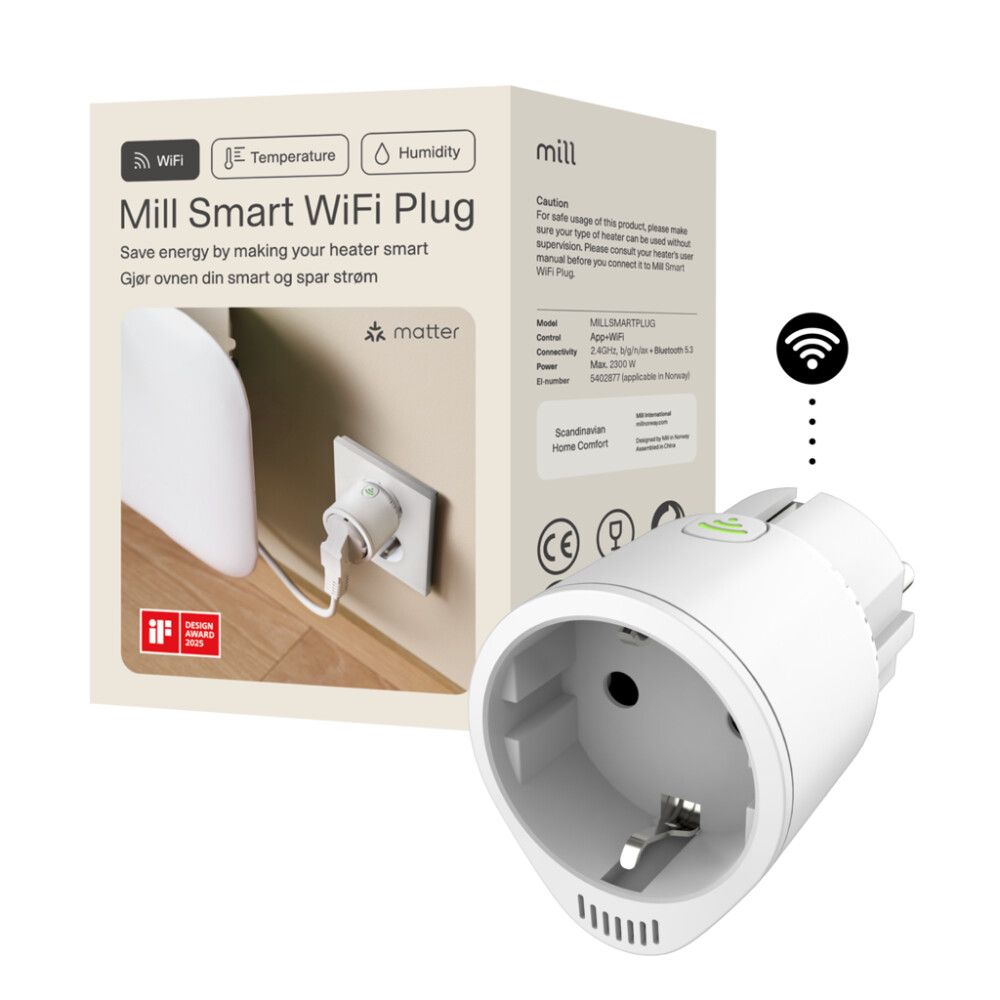 STIKKONTAKTMILL SMART WIFI