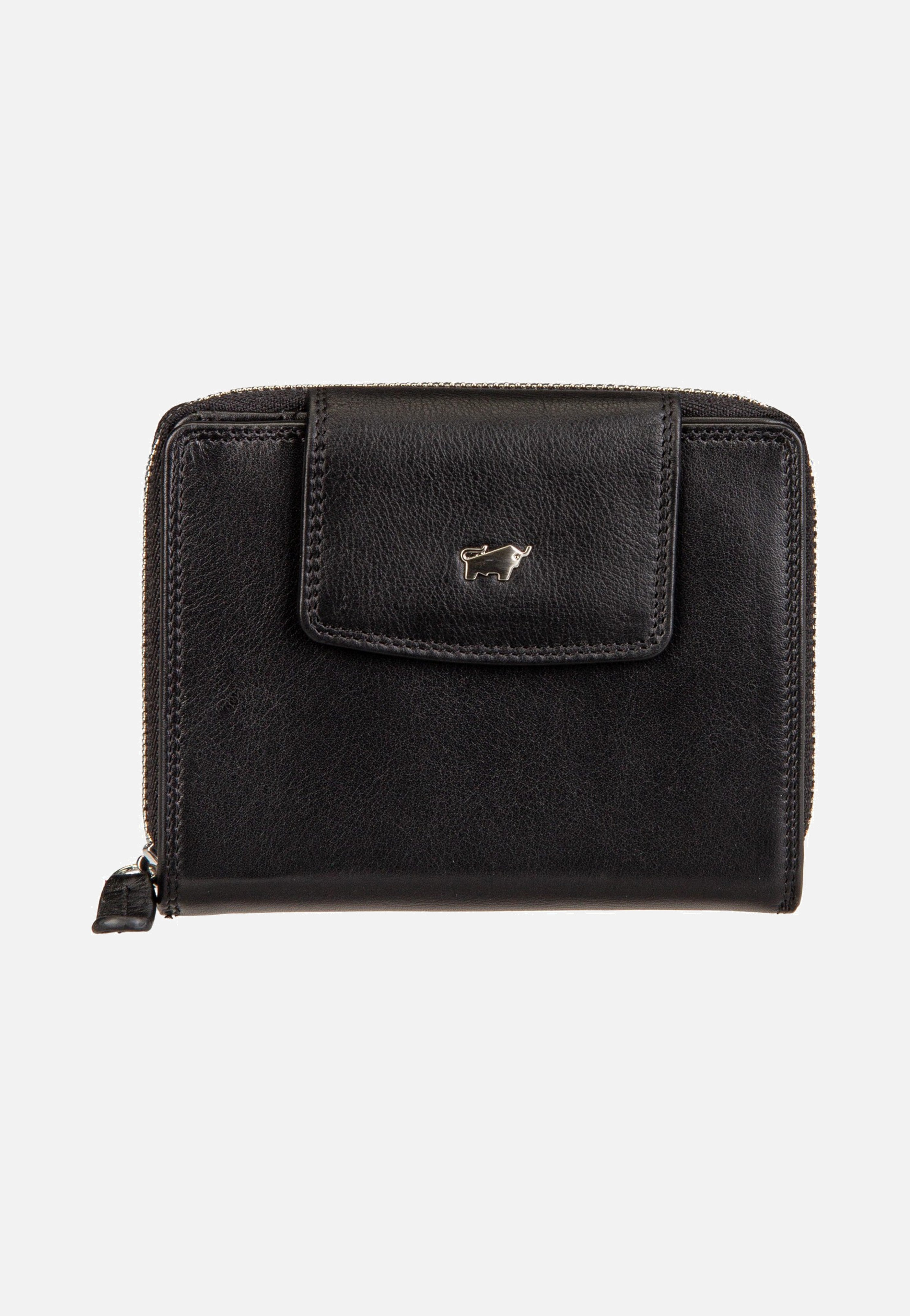 Golf RFID Zip-Wallet M 12Cs Black - Portemonnaie
