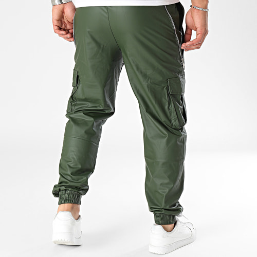Pantalon Cargo Vert Kaki Foncé