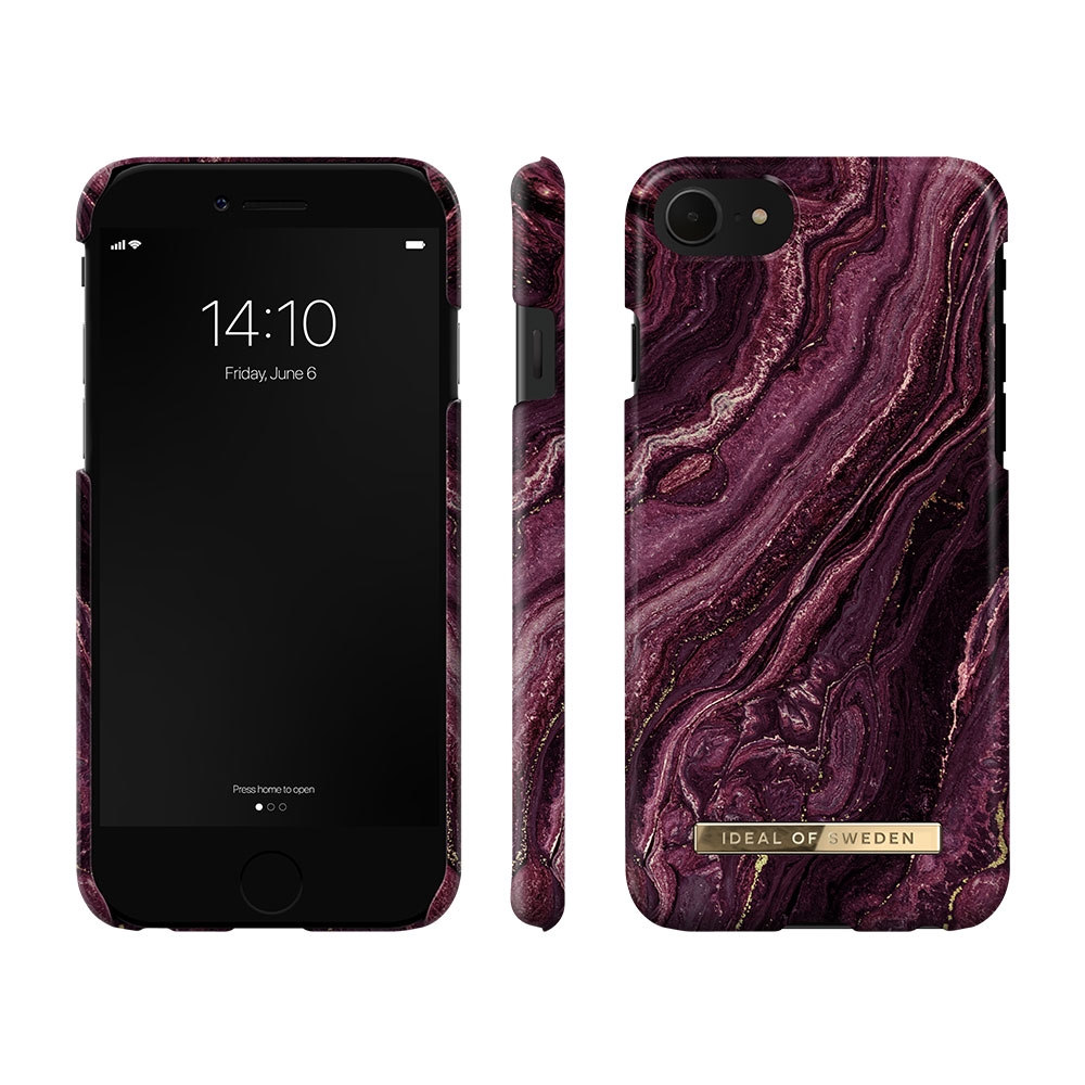 iPhone SE (2022/2020) / 8 / 7 / 6S Hardcase Hülle (IDFCAW20-I7-232) - Golden Plum
