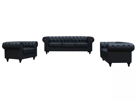Canapé fixe Chesterfield 
