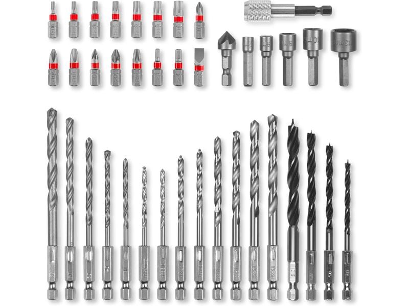 Einhell Bit-Set L-CASE Kassette 40tlg LS Bohrerset und Bitset
