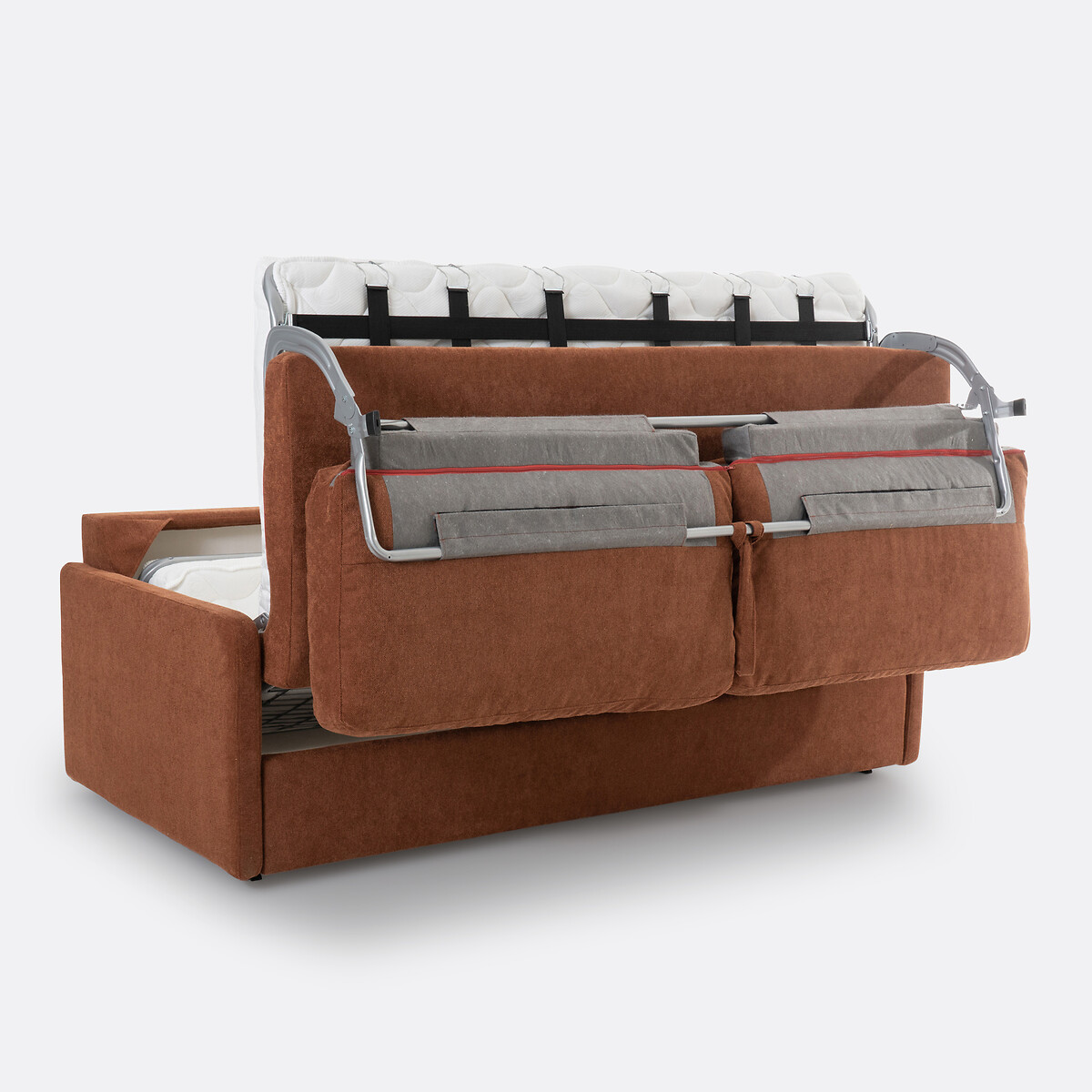 LA REDOUTE INTERIORS<br>Sofá-cama, tecido texturizado, espuma Marta