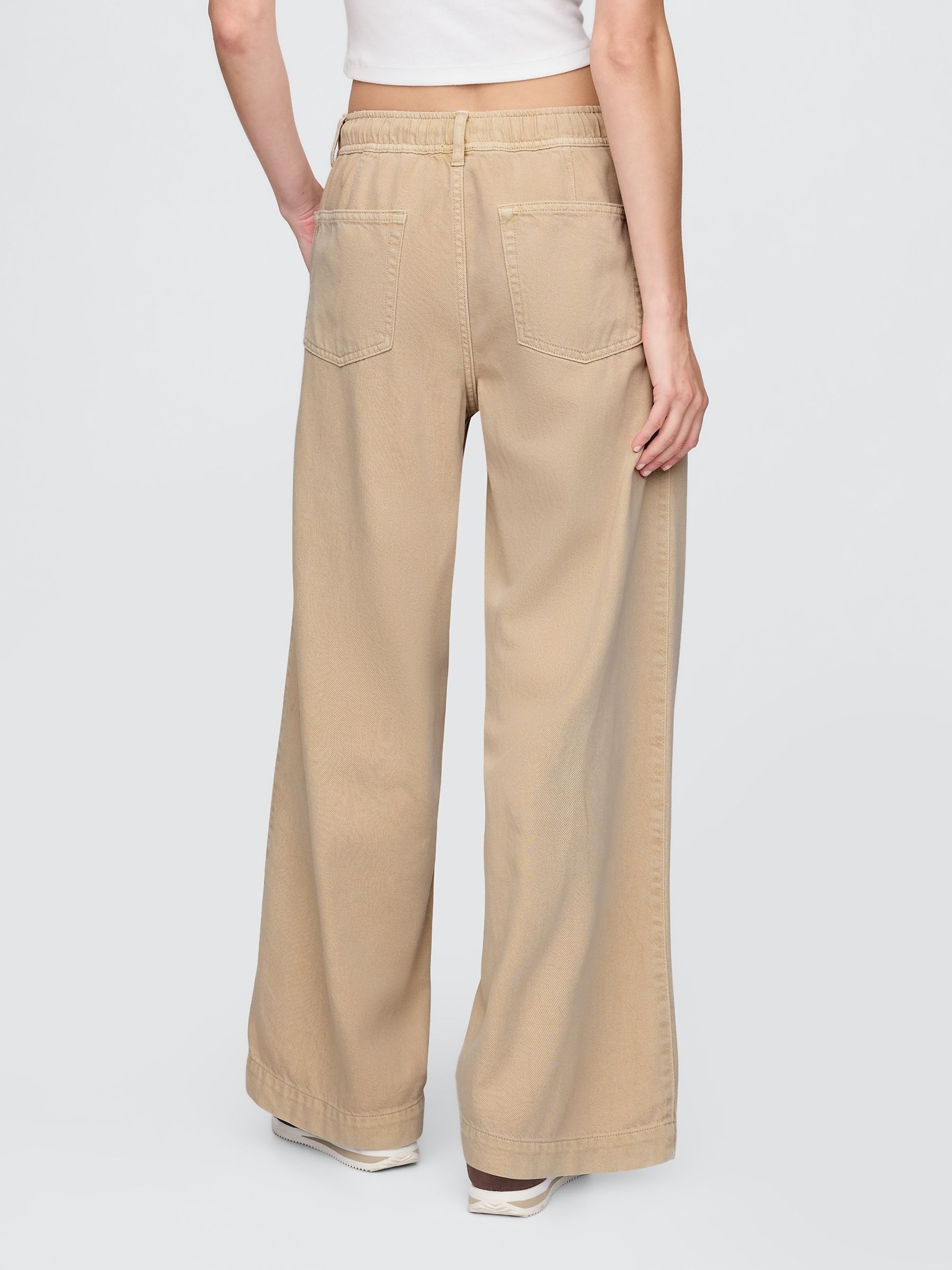 Gap UltraSoft Easy Baggy jeans met halfhoge taille