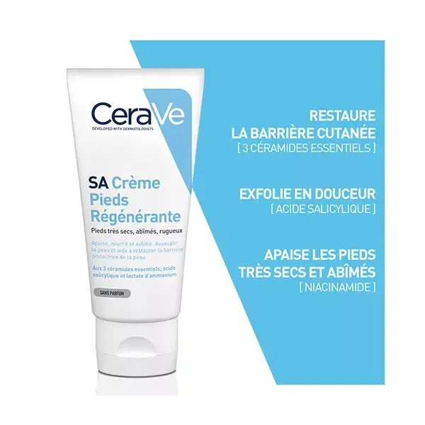 Creme Regenerador para os Pés CeraVe SA 88ml