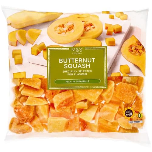 Marks & Spencer Tiefgefrorene Butternusskürbis-Stücke