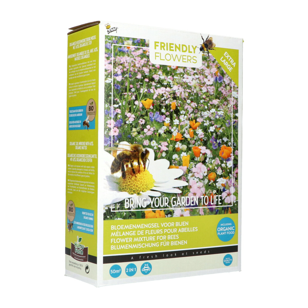 Buzzy Friendly Flowers XL Bijen Laag 50 m²
