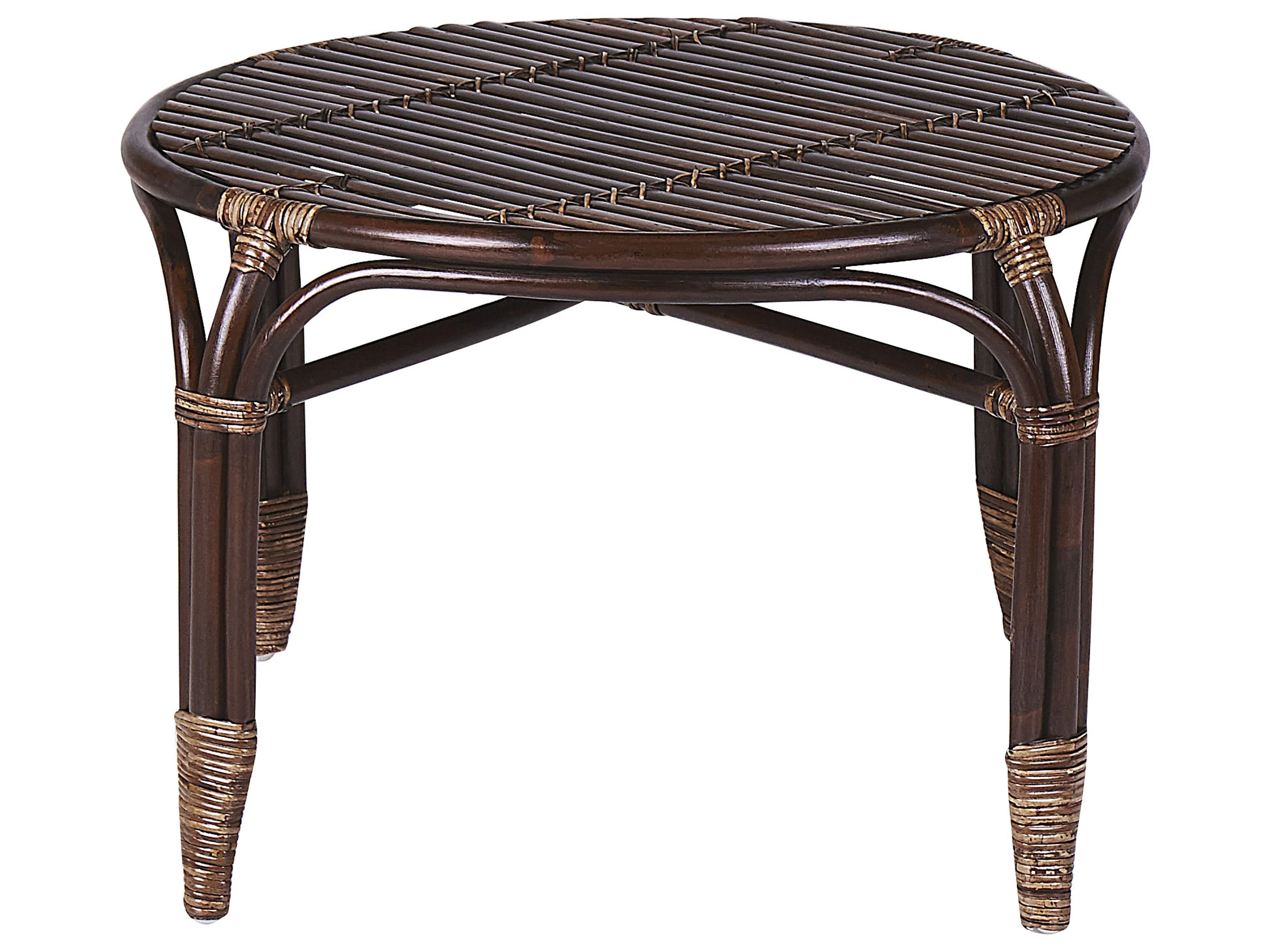 Loungeset met tafel 4-zits BRINDISI Rotan Donkerbruin