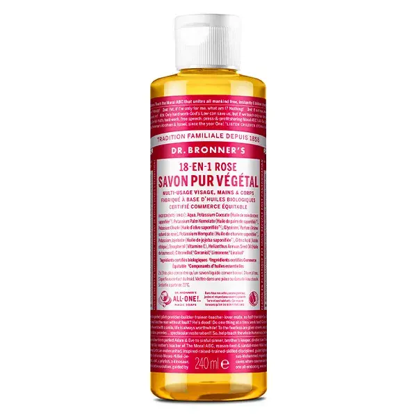 Sabonete Vegetal Puro Rosa Dr. Bronner's 