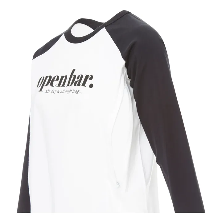 Tajinebanane T-Shirt d'allaitement Open bar | Blanc