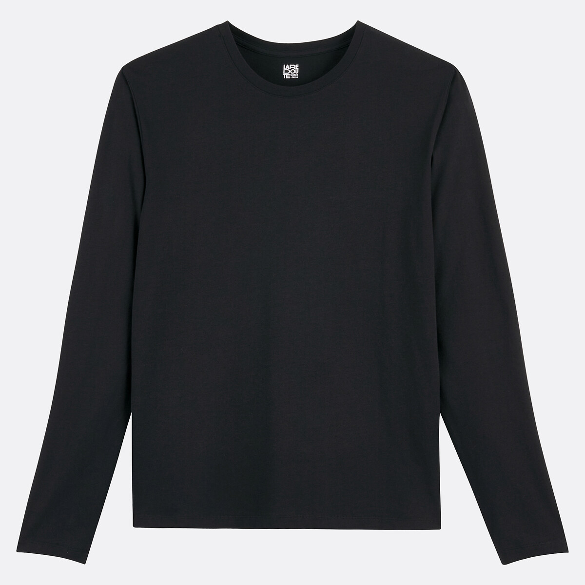 COLEÇÃO LA REDOUTE<br>Camiseta de gola redonda e mangas compridas