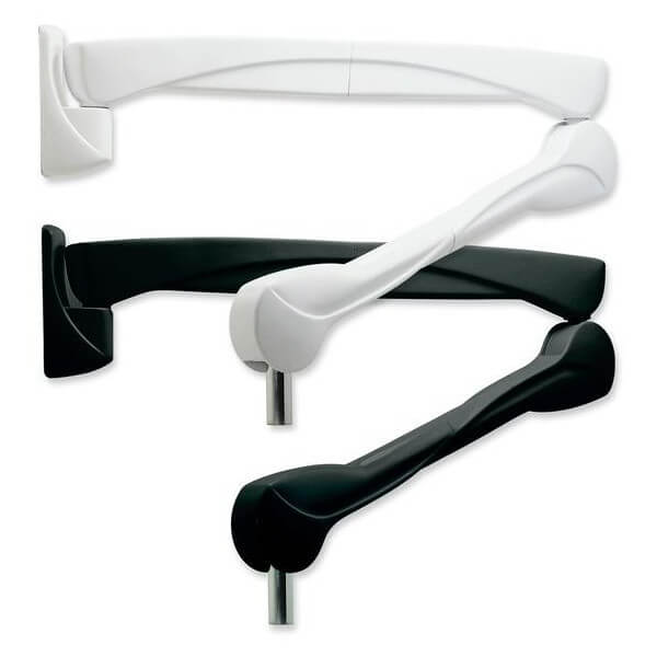 Bras casque de coiffure universel blanc