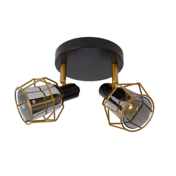 Lucide Nila Plafondspot zwart 2x
