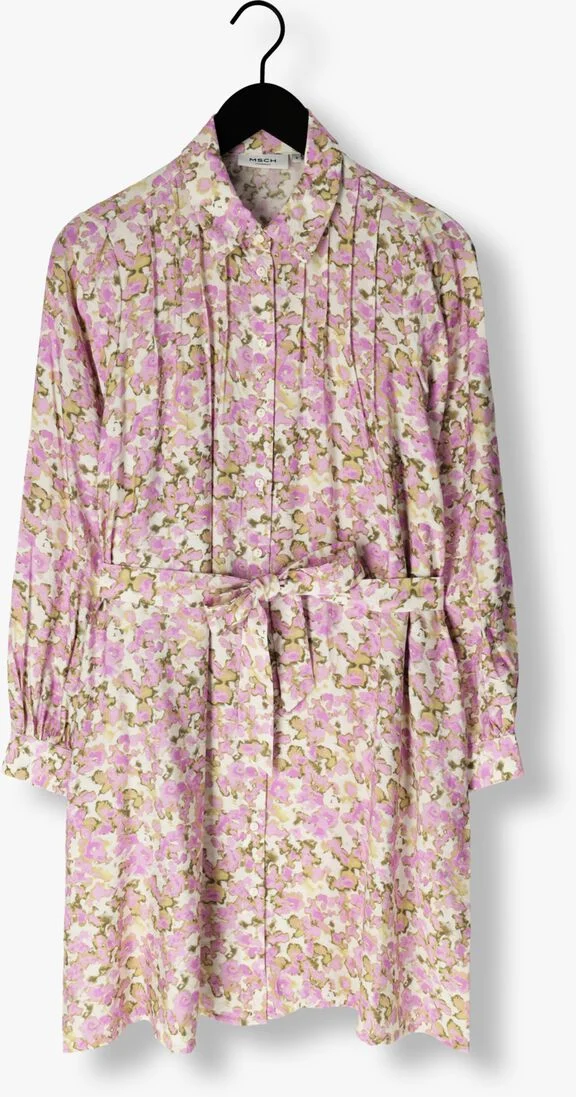MSCH COPENHAGEN roest msch copenhagen mini jurk mschnathalina ladonna shirt dress aop