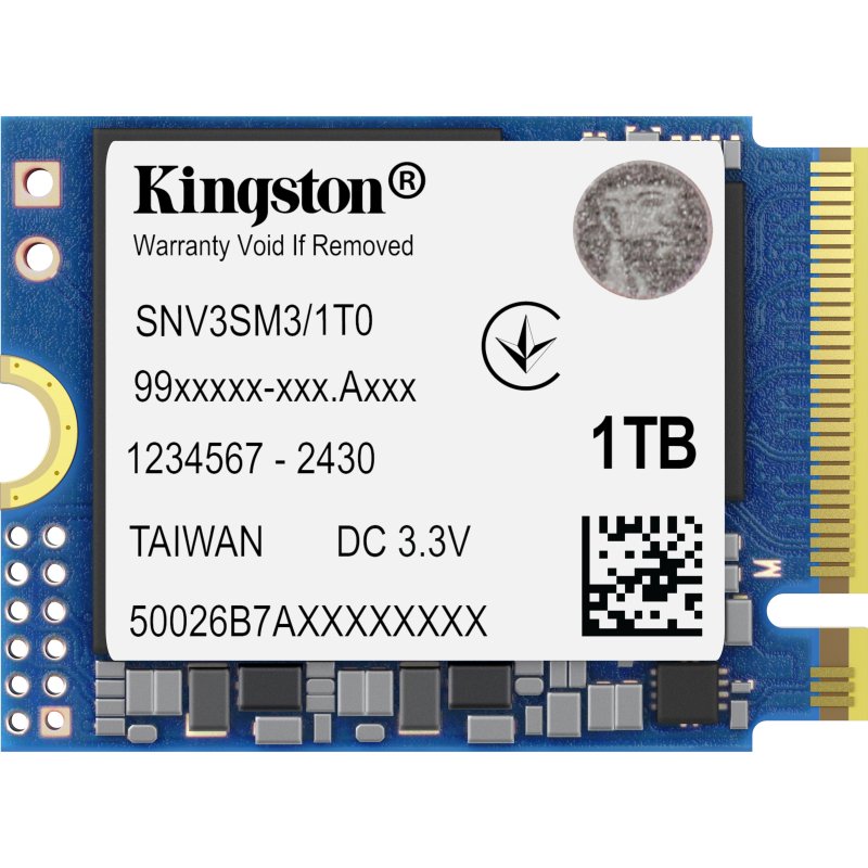 Kingston Technology 1000G NV3 M.2 2230 NVMe SSD