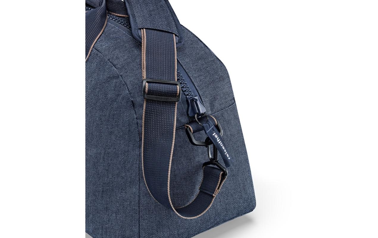 Reisetasche Overnighter Herringbone Dark BlueTasche für Kurztrips