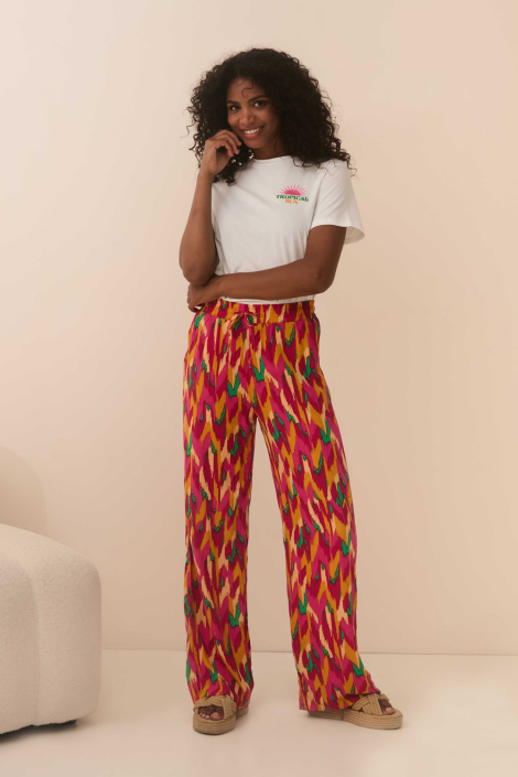 Lofty Manner roze dames broek