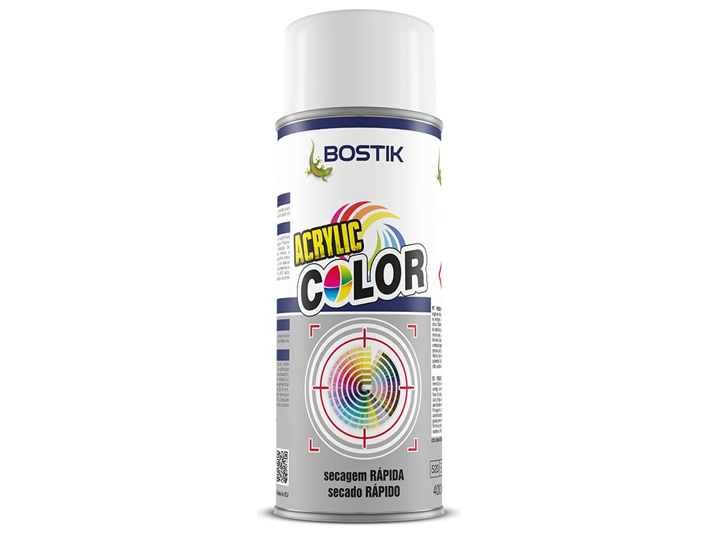 SPRAY ACRYLIC BOSTIK BRANCO OPACO MATE 400ML