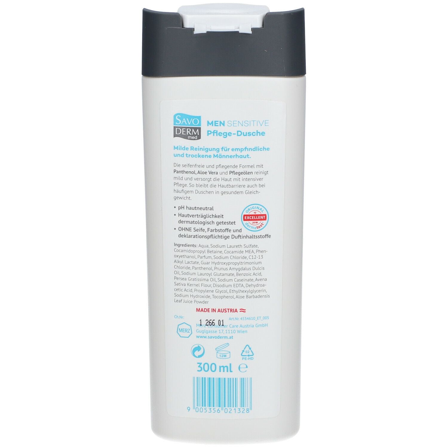 SAVODERM med MEN Sensitive Pflege-Dusche