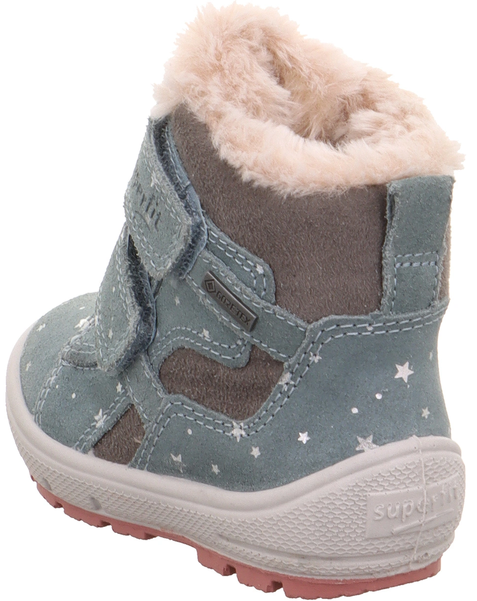 Klett-Boots GROOVY - STARS gefüttert in hellgrün/grau